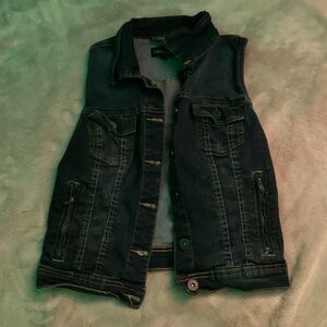 Dark Denim Vest